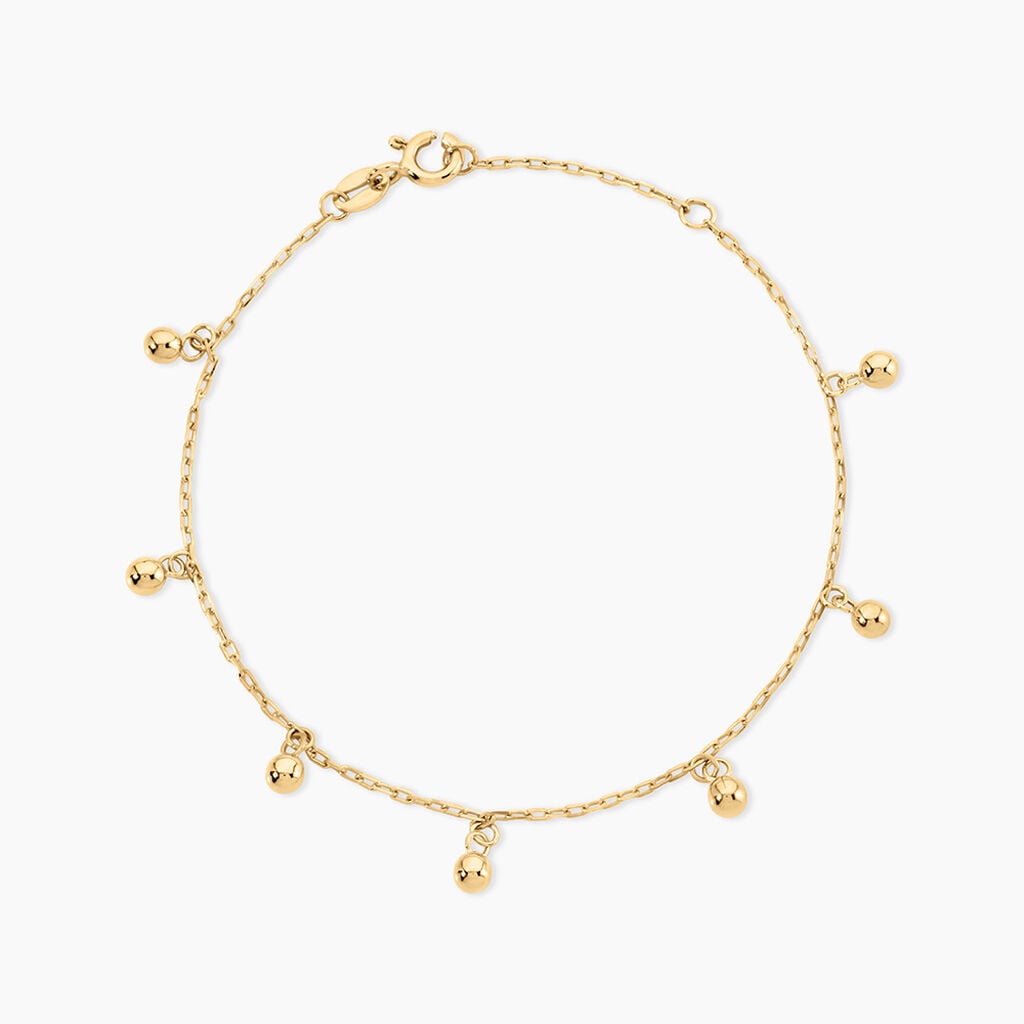 Bracelet Bethanie Argent Dor&eacute; A L'Or 750/1000 - Bijoux sans pierre Femme | Histoire d&rsquo;Or