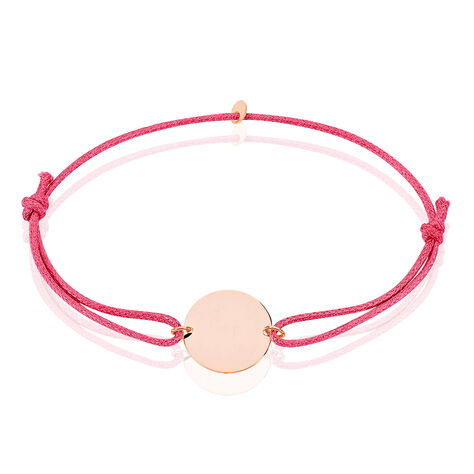 Bracelet Helenia Pastille Gravable Or Rose - Bracelets Naissance Enfant | Histoire d’Or