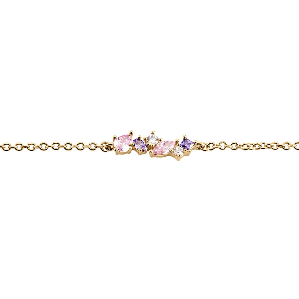Bracelet Plaqué Or Eliina Oxyde De Zirconium - Bracelets Femme | Histoire d’Or