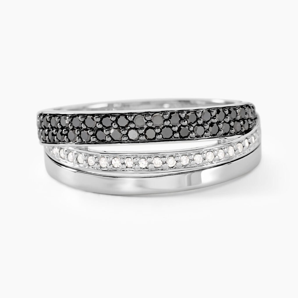 Bague Virginie Or Blanc Diamant - Bagues avec pierre Femme | Histoire d’Or