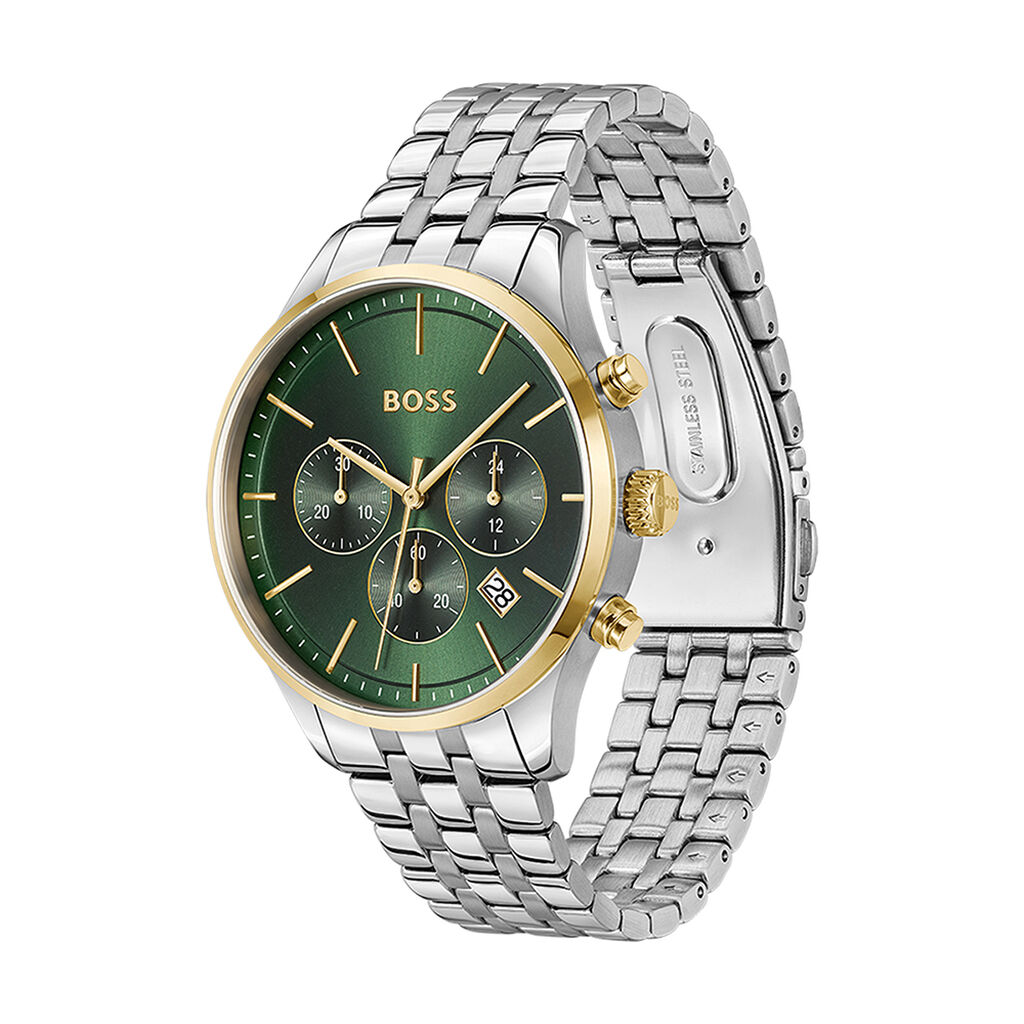 Montre Boss Avery Vert - Id&eacute;es cadeaux Homme | Histoire d&rsquo;Or