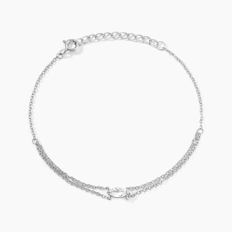 Bracelet Giulette Argent Blanc Oxyde De Zirconium - Bracelets Femme | Histoire d&rsquo;Or