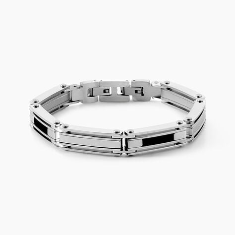 Bracelet Jourdan Acier Blanc - Bracelets Homme | Histoire d&rsquo;Or