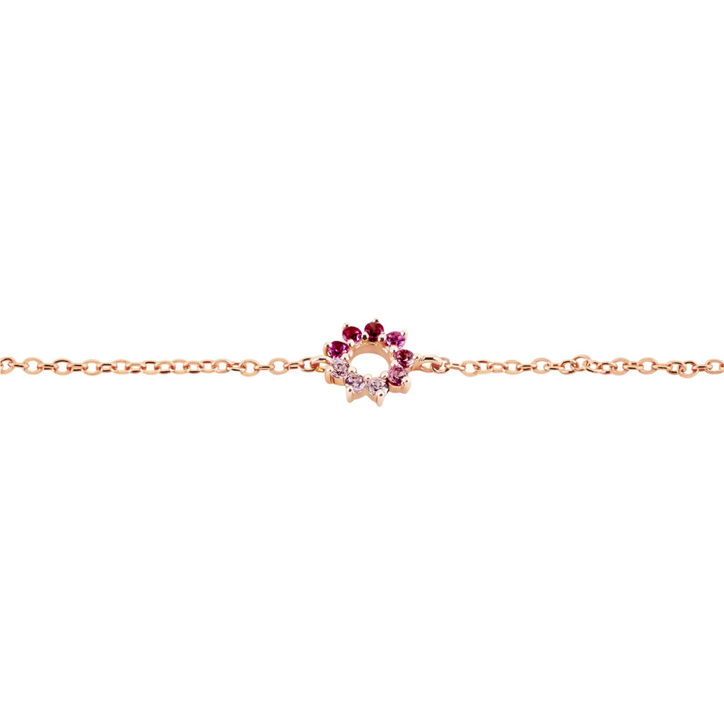 Bracelet Pavel Argent Rose Oxyde De Zirconium - Bracelets Femme | Histoire d’Or
