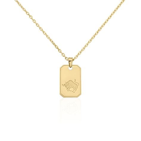 Collier Plaqu&eacute; Or Quintien - Colliers Zodiaque Homme | Histoire d&rsquo;Or
