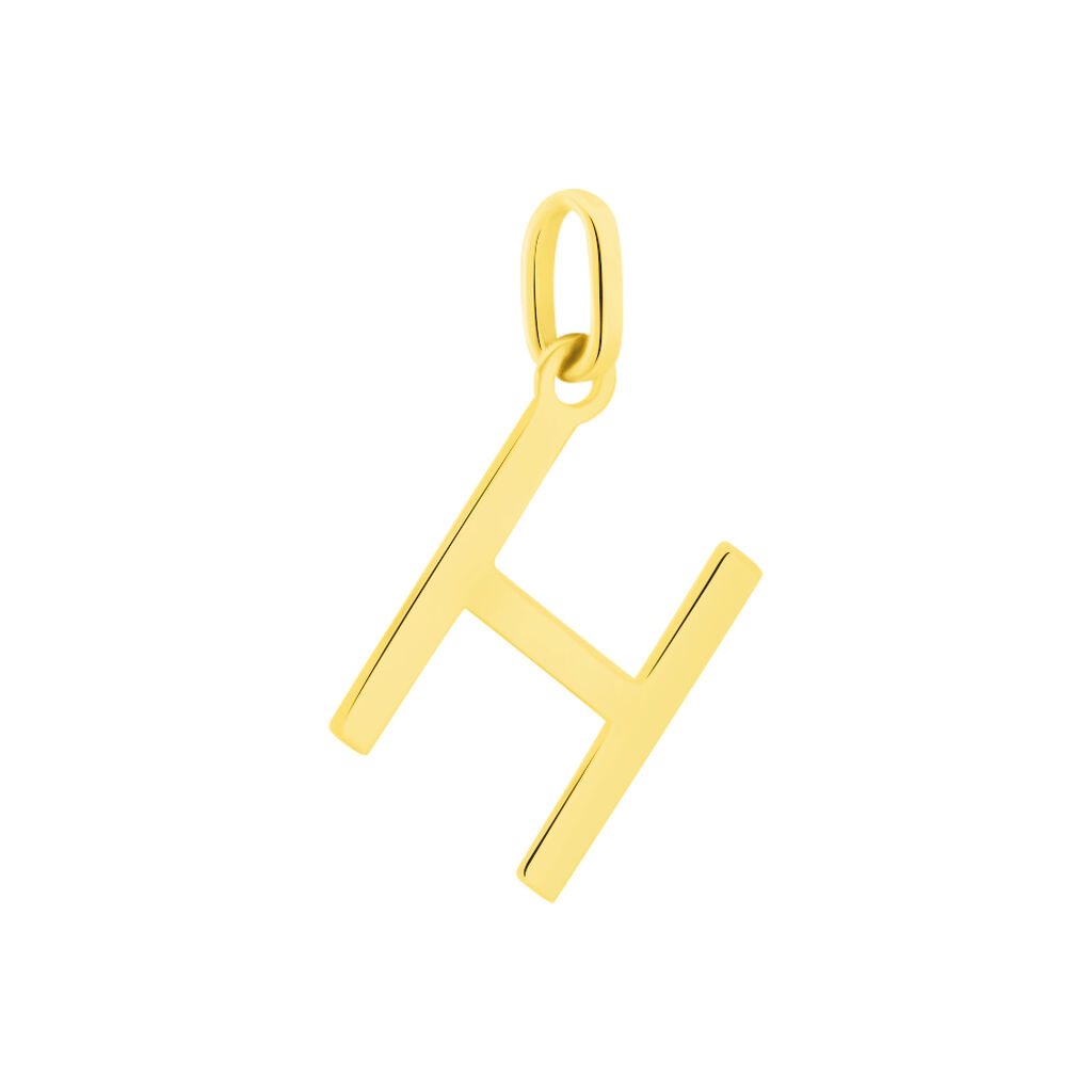 Pendentif Ionia Lettre Or Jaune - Pendentifs Famille | Histoire d’Or