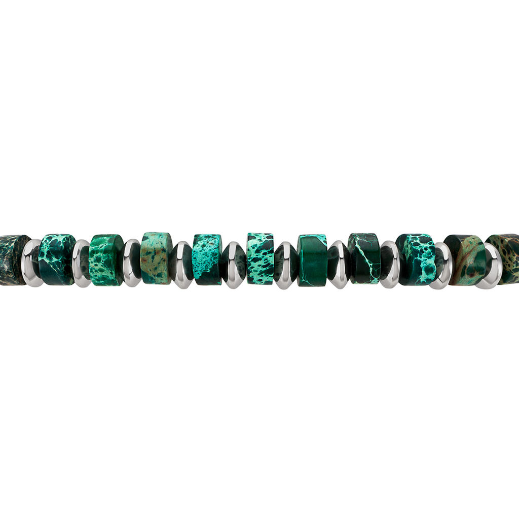 Bracelet Jourdan Acier Blanc - Bracelets Homme | Histoire d’Or