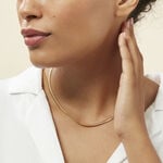 Collier Doline Maille Anglaise Or Jaune - Chaines Femme | Histoire d&rsquo;Or