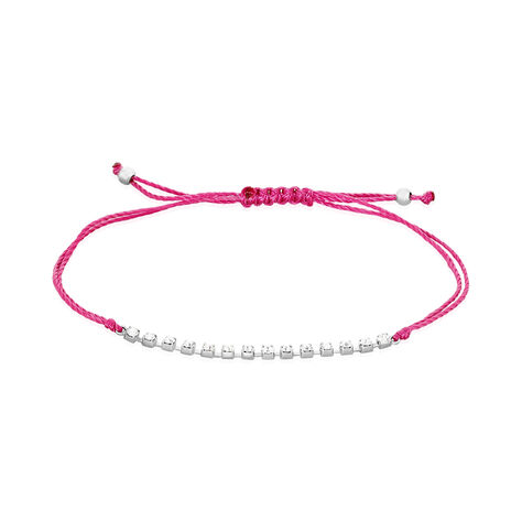 Bracelet Jordanneae Argent Blanc Oxyde De Zirconium - Bracelets cordon Femme | Histoire d’Or