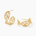 Cr&eacute;oles Golden Acanty Or Jaune - Boucles d'oreilles cr&eacute;oles Femme | Histoire d&rsquo;Or