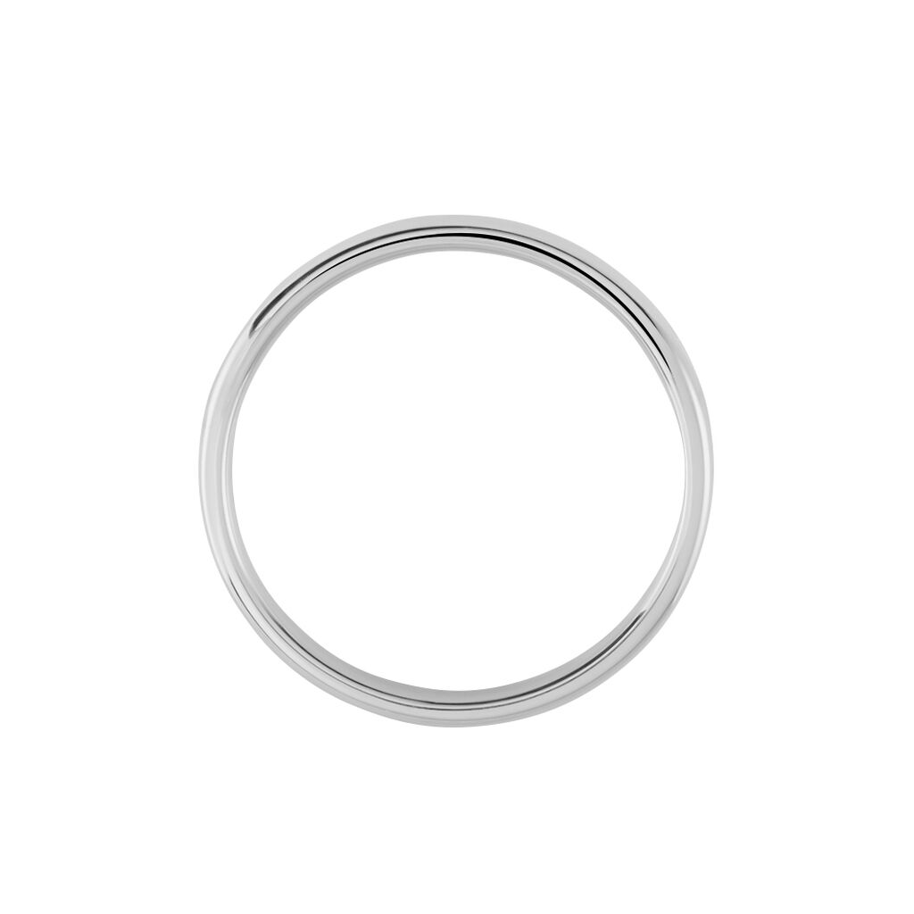 Alliance Sirona Demi Jonc Or Blanc - Alliances Famille | Histoire d’Or