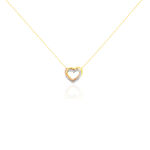 Collier Anthime Or Tricolore Oxydes De Zirconium - Colliers Famille | Histoire d&rsquo;Or