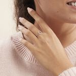 Bague Andria Argent Blanc Oxyde De Zirconium - Bagues avec pierre Femme | Histoire d&rsquo;Or