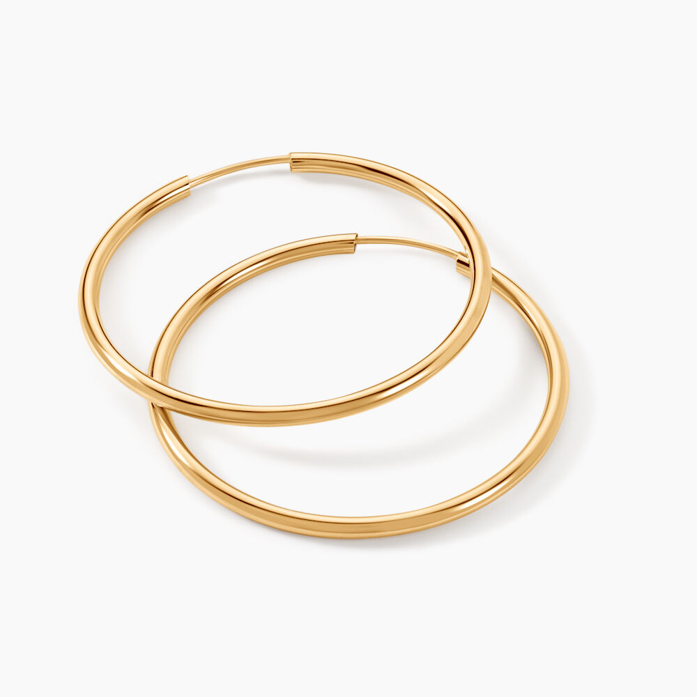 Boucles D'oreilles Créoles Pour Oreilles Percées - État Neuf (occasion)