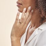 Bague Superposition Or Tricolore Diamant - Bagues avec pierre Femme | Histoire d&rsquo;Or