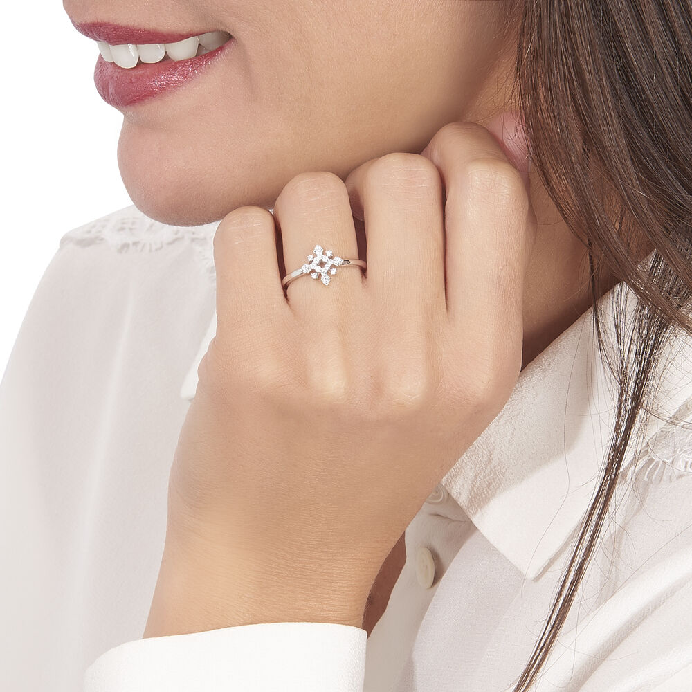 Bague flocon best sale