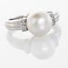 Bague Argent Icare Perle De Culture Oxyde De Zirconium - Bagues solitaires Femme | Histoire d’Or