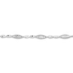 Bracelet Evy Argent Blanc Oxyde De Zirconium - Bracelets Femme | Histoire d&rsquo;Or