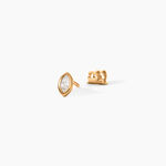 Boucles D'Oreilles Puces Steffie Plaqu&eacute; Or Jaune Oxyde De Zirconium - Boucles d'oreilles fantaisie Femme | Histoire d&rsquo;Or