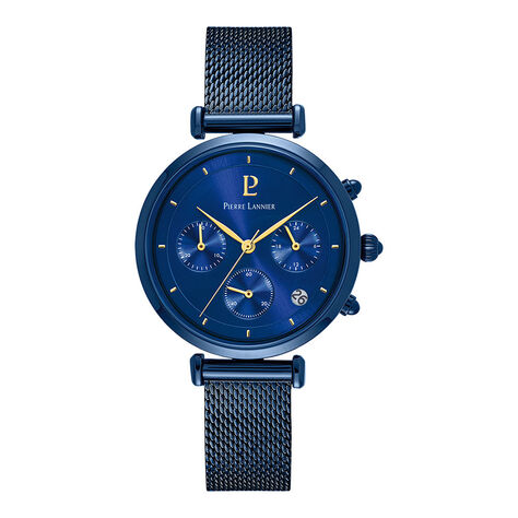 Montre Pierre Lannier Lutecia Bleu - Montres Femme | Histoire d’Or