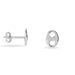 Boucles D'oreilles Puces Sherry Argent Blanc - Boucles d'oreilles fantaisie Femme | Histoire d’Or
