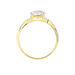 Bague Solitaire Caralyn Or Jaune Oxyde De Zirconium - Bagues solitaires Femme | Histoire d’Or