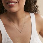 Collier Velda Argent Blanc - Colliers fantaisie Femme | Histoire d&rsquo;Or