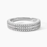 Bague Isora Argent Blanc Oxyde De Zirconium - Bagues avec pierre Femme | Histoire d&rsquo;Or
