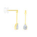 Boucles D'oreilles Pendantes Goutte Or Jaune Oxyde De Zirconium - Boucles d'oreilles pendantes Femme | Histoire d’Or