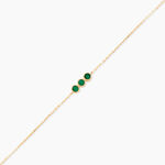 Bracelet Maynard Or Jaune Emeraude - Bracelets Femme | Histoire d&rsquo;Or