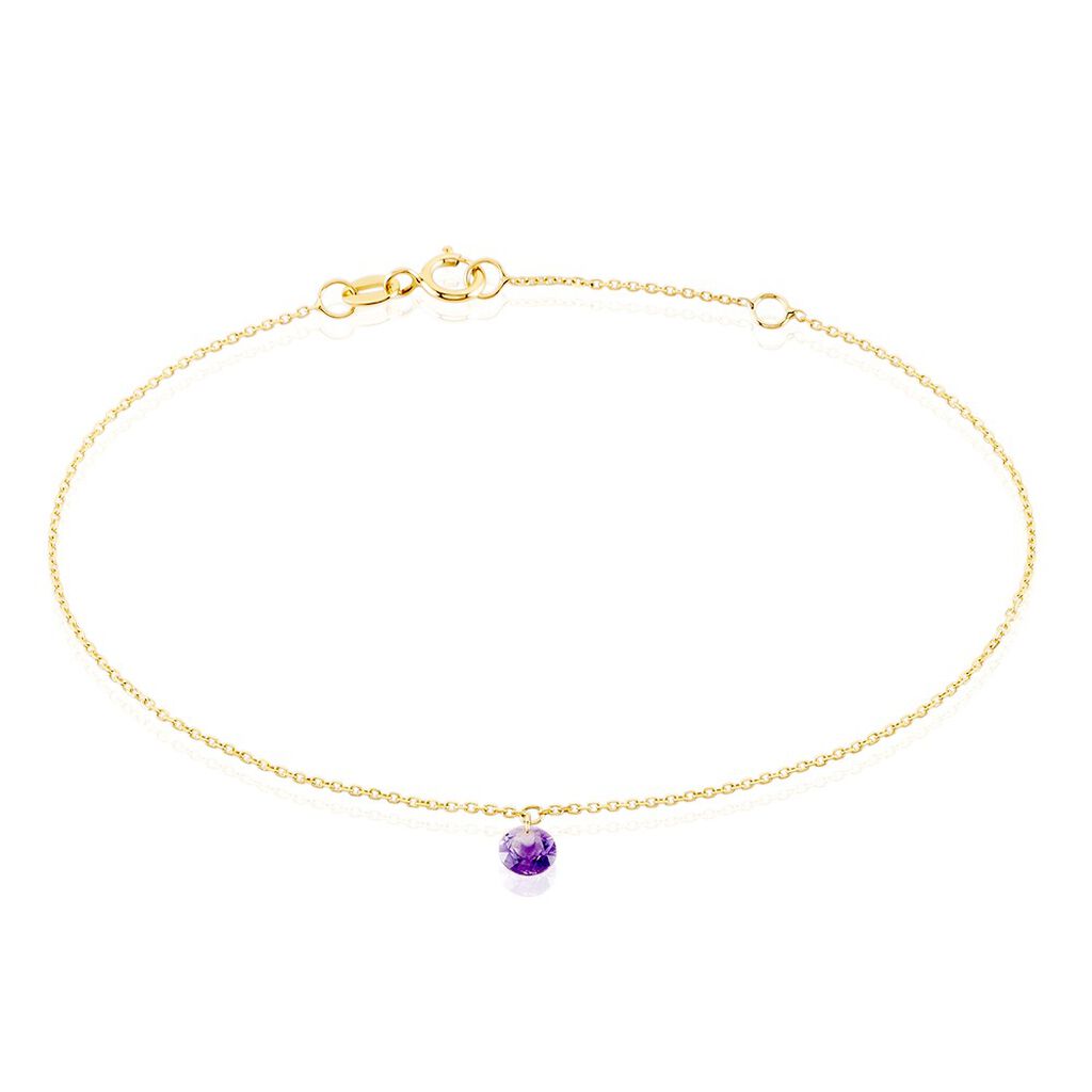 Bracelet Les Audacieuses Or Jaune Améthyste - Bracelets Femme | Histoire d’Or