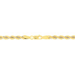 Bracelet Cordelia Maille Corde Et Venitienne Or Bicolore - Bracelets cha&icirc;ne Femme | Histoire d&rsquo;Or
