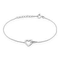 Bracelet Elanda Argent Blanc Oxyde De Zirconium