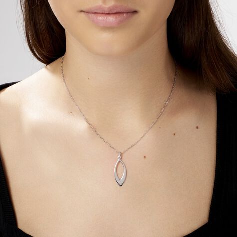 Collier Andrienne Argent Blanc - Colliers fantaisie Femme | Histoire d’Or