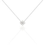 Collier Miryna Argent Blanc Oxyde De Zirconium - Colliers fantaisie Femme | Histoire d&rsquo;Or