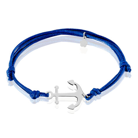 Bracelet Sacha Argent Blanc - Bracelets cordon Homme | Histoire d’Or