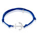 Bracelet Sacha Argent Blanc - Bijoux Ancre Homme | Histoire d’Or