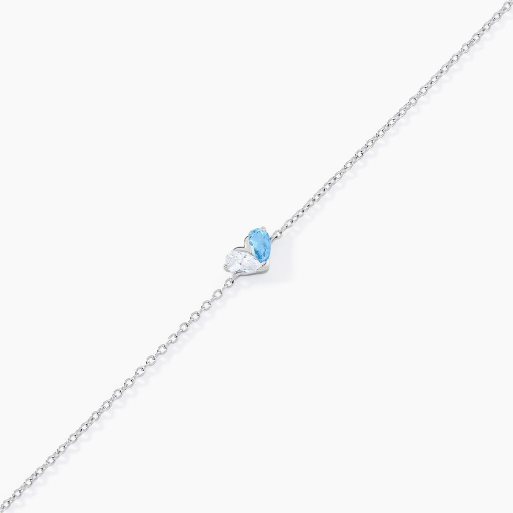 Bracelet Myhalf Argent Blanc Oxyde De Zirconium - Bracelets Femme | Histoire d’Or