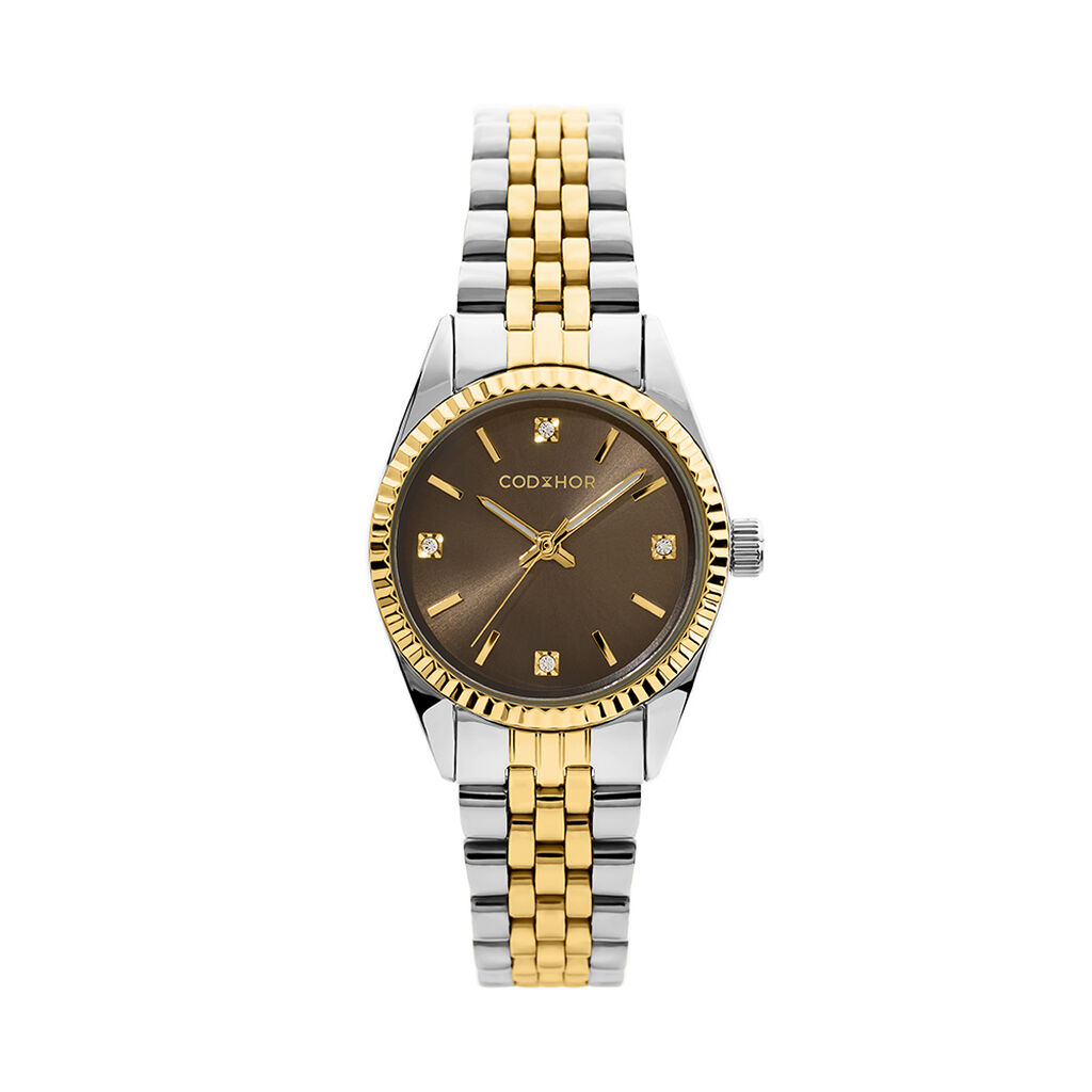 Montre Codhor Sofia Marron - F&ecirc;te des m&egrave;res Femme | Histoire d&rsquo;Or
