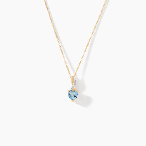 Collier Clothilde Or Jaune Topaze Oxyde De Zirconium - Colliers Femme | Histoire d’Or