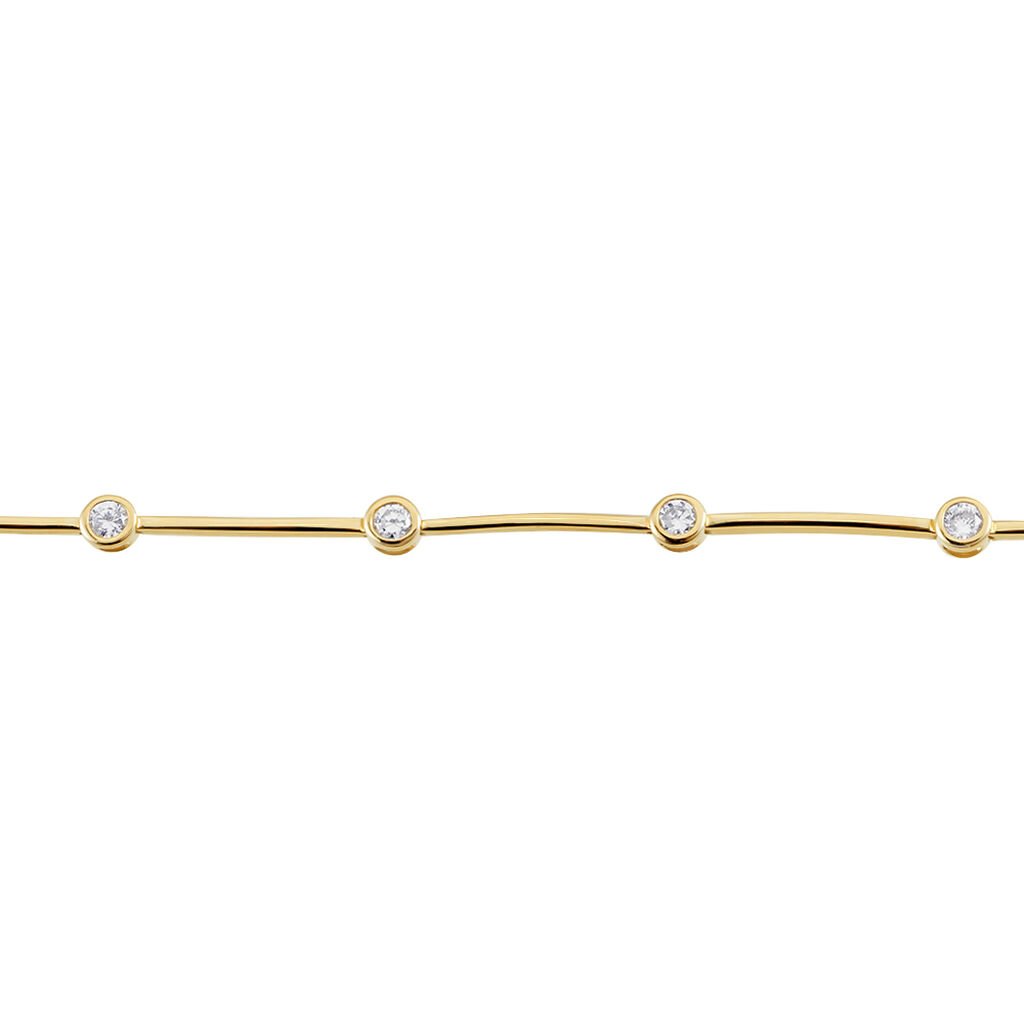 Bracelet Kaelig Plaqué Or Jaune Oxyde De Zirconium - Bracelets Femme | Histoire d’Or