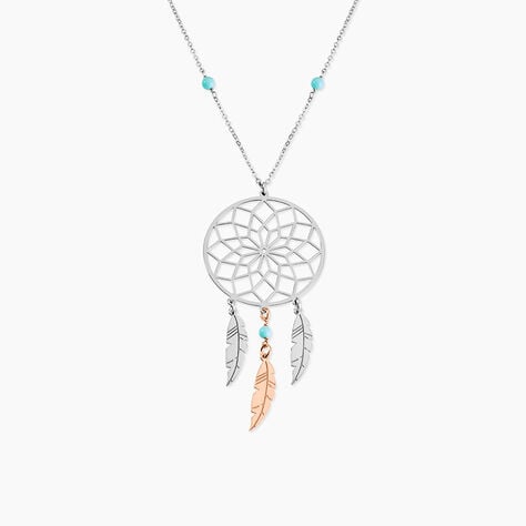 Collier Sautoir Misalie Argent Blanc - Sautoirs Femme | Histoire d&rsquo;Or