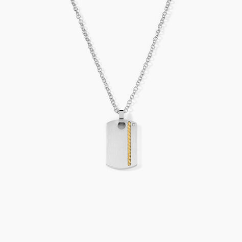 Collier Jourdan Nunko Acier Argenté - Nouveautés bijoux Homme | Histoire d’Or