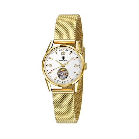Montre Lip Himalaya C&oelig;ur Battant Blanc - Montres Femme | Histoire d&rsquo;Or
