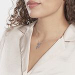 Collier Argent Blanc Sebastina - Colliers fantaisie Femme | Histoire d&rsquo;Or