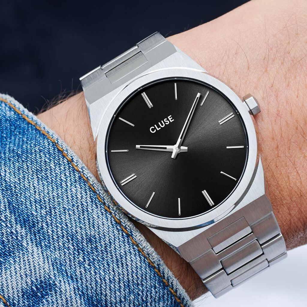 Montre Cluse Vigoureux Noir - Montres Homme | Histoire d’Or