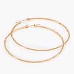 Cr&eacute;oles Anusha Plaqu&eacute; Or Jaune - Boucles d'oreilles cr&eacute;oles Femme | Histoire d&rsquo;Or