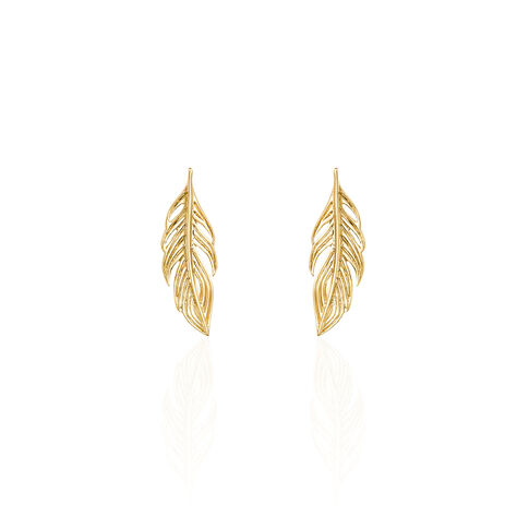 Boucles D'oreilles Grimpantes Hanae Plaqué Or Jaune - Boucles d'oreilles fantaisie Femme | Histoire d’Or