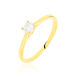 Bague Solitaire Victoria Or Jaune Diamant - Bagues solitaires Femme | Histoire d’Or
