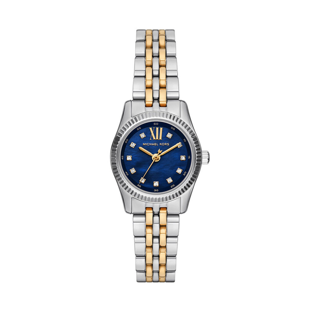 Montre Michael Kors Petite Lexington Bleu - Montres Femme | Histoire d’Or